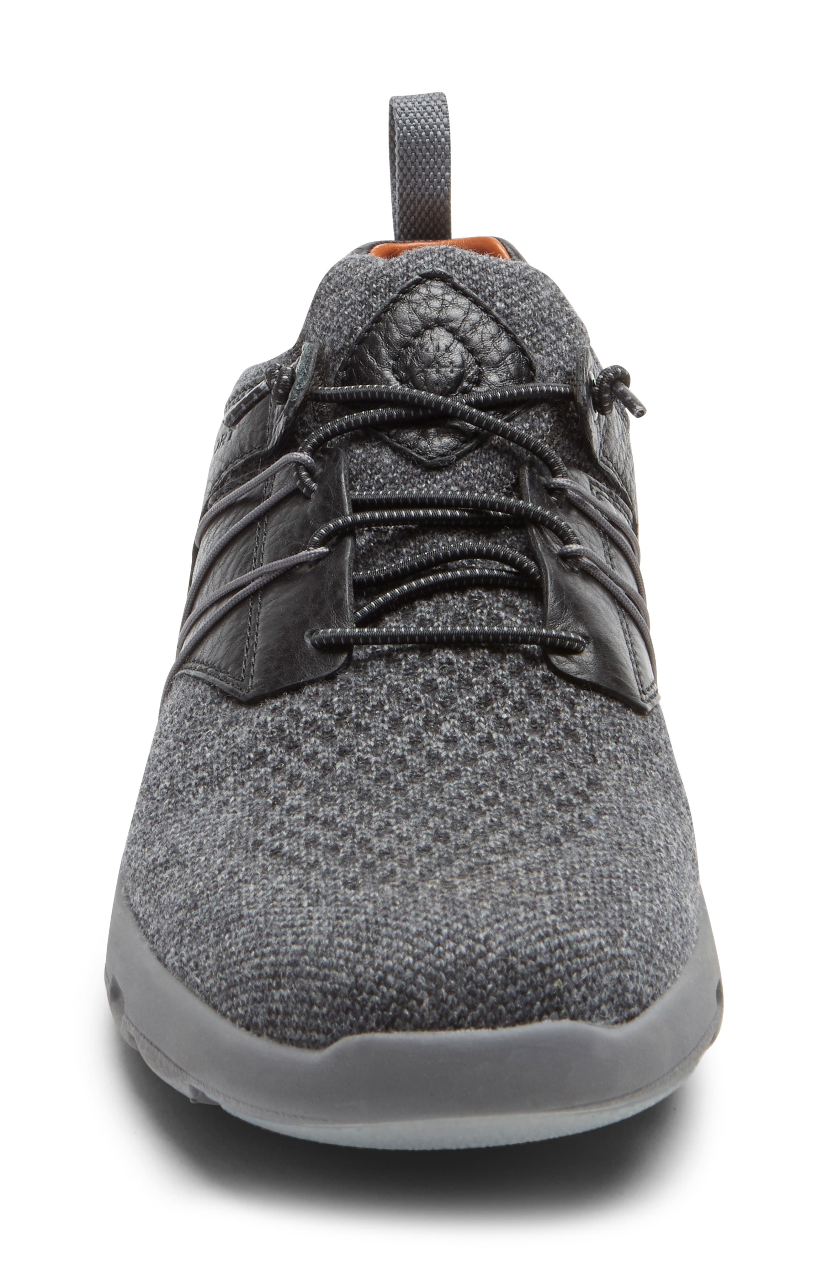 Let's Walk Knit Bungee Sneaker, Alternate, color, BLACK WOOL