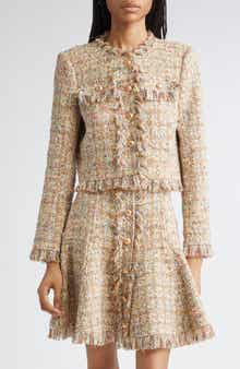 Adeline Clarise Metallic Tweed Jacket