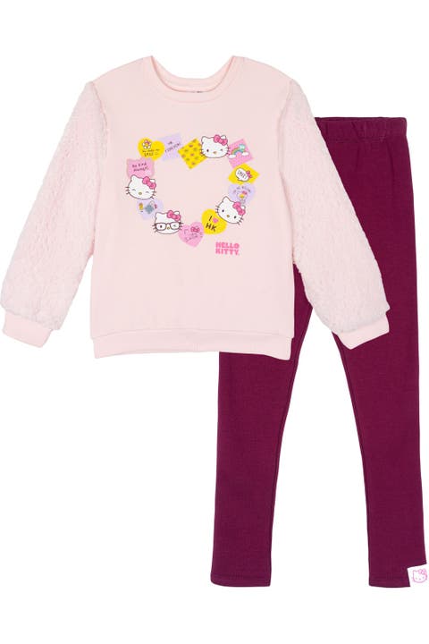 Fleece Sweatshirt and Leggings Set