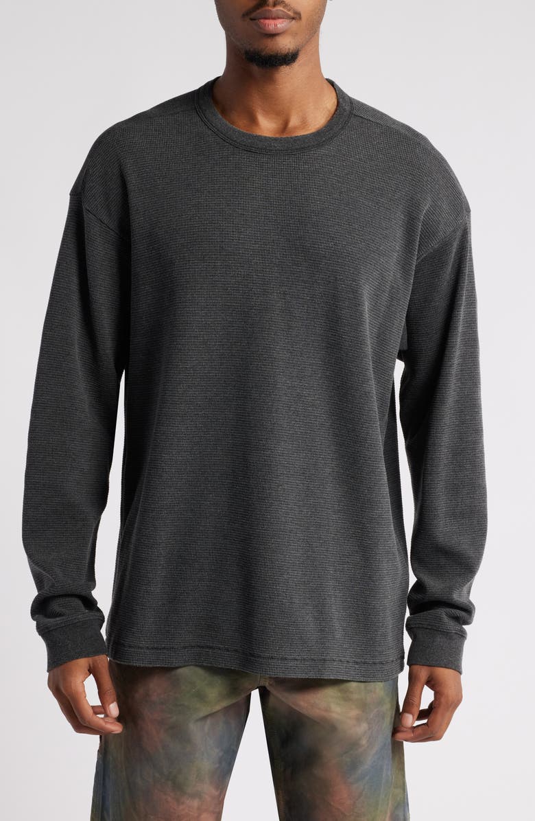 BP. Acid Wash Waffle Long Sleeve T-Shirt, Main, color, 