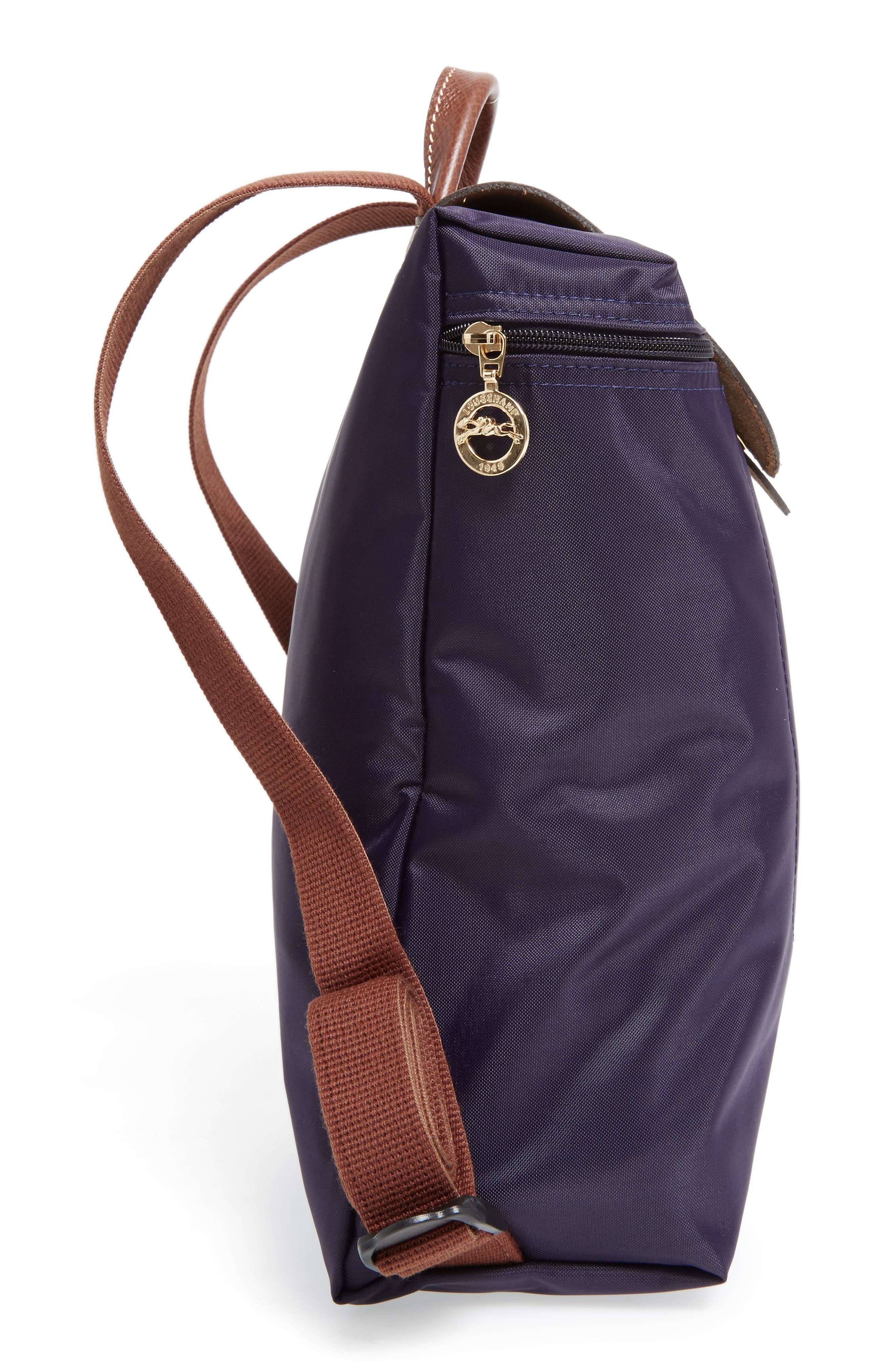 Le Pliage Nylon Canvas Backpack, Alternate, color, BILBERRY
