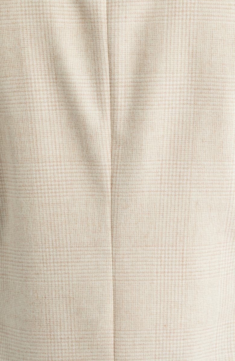 BOSS Heston Slim Fit Glen Plaid Wool Sport Coat, Alternate, color, Open Beige