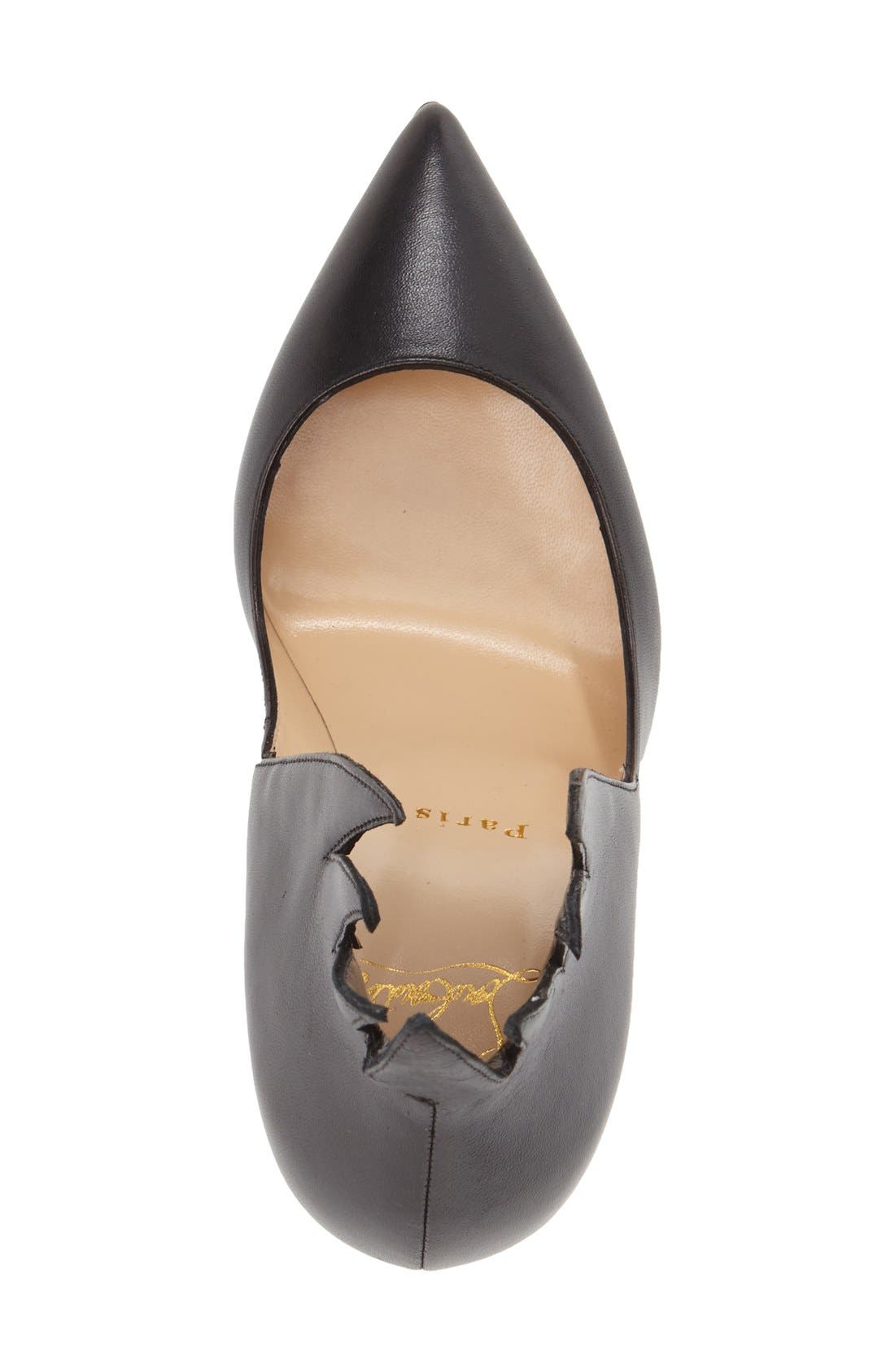 Christian Louboutin 'Victorina' Flame Topline Pointy Toe Pump, Alternate, color, 