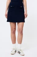 French Connection Flap Pocket Ribbed Sweater Miniskirt