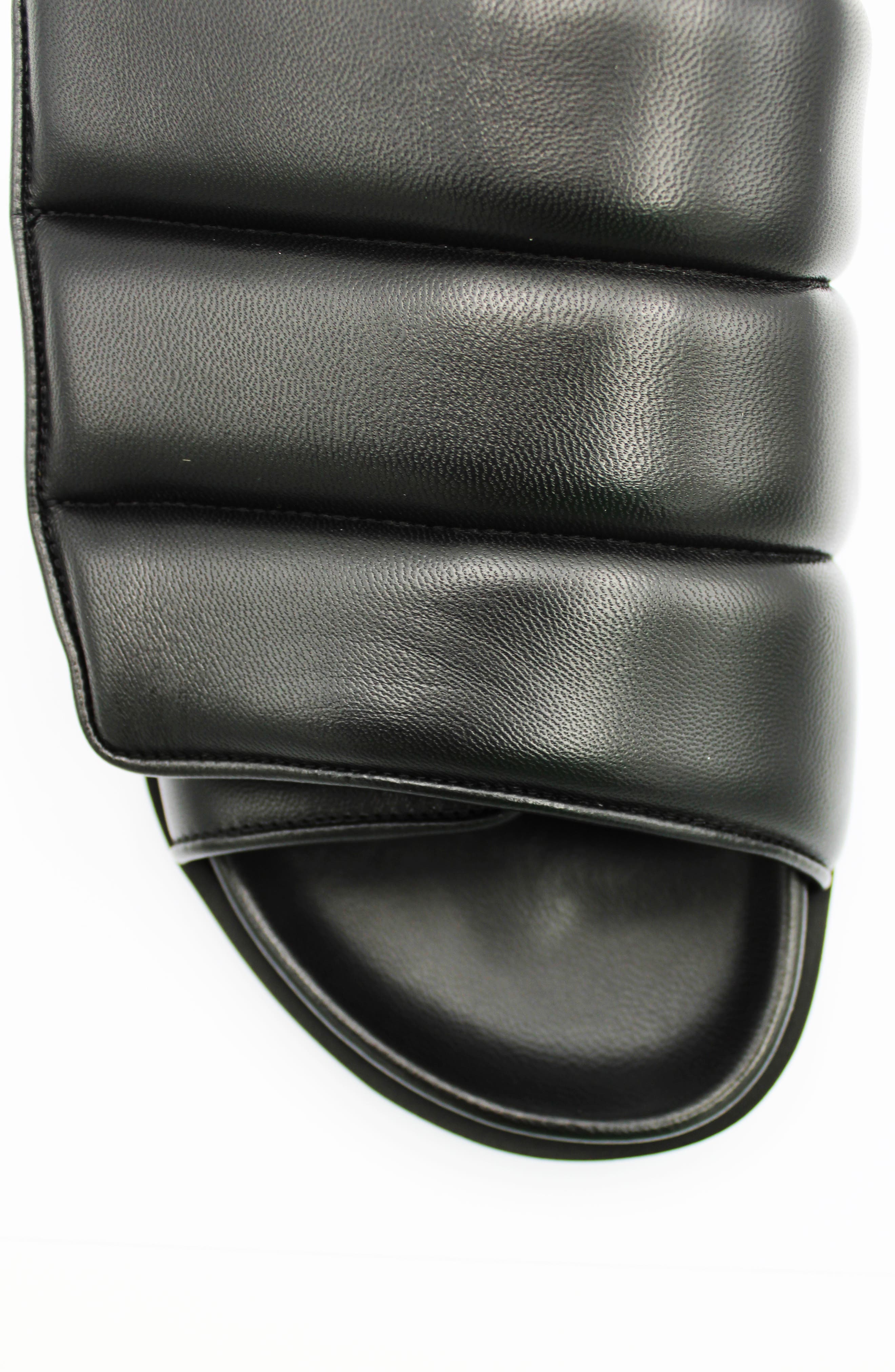 GIA BORGHINI GIABORGHINI Quilted Leather Slide Sandal, Alternate, color, 