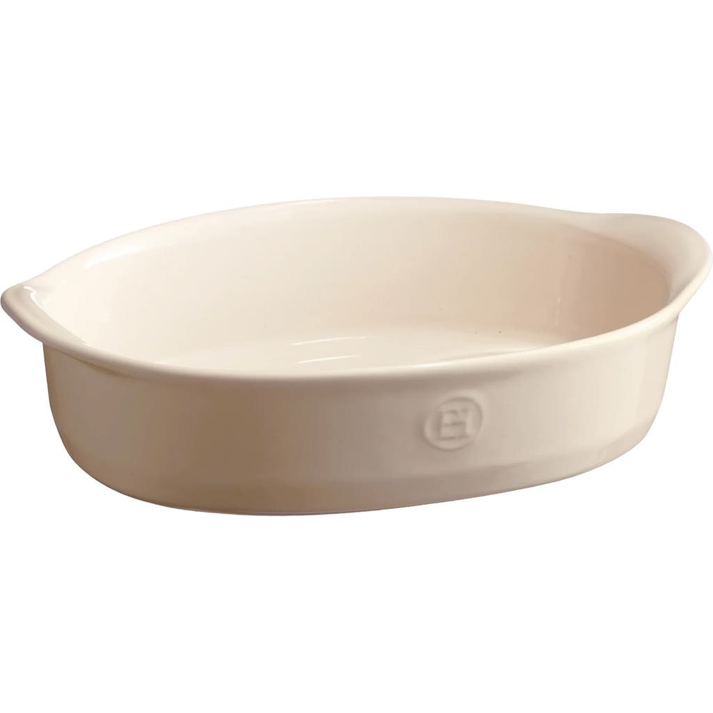Emile Henry Ultime Oval Medium Baking Dish In Clay