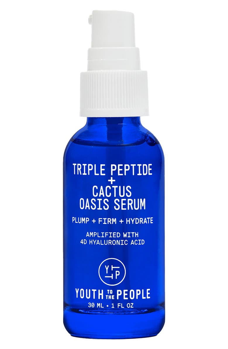 Youth to the People Triple Peptide & Cactus Oasis Serum, Main, color, 