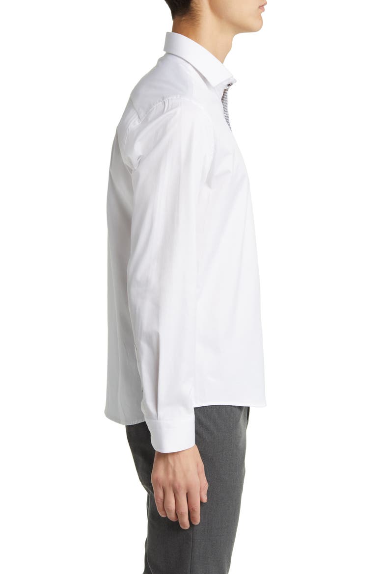 DRYTOUCH® Performance Sateen Button-Up Shirt, Alternate, color, WHITE