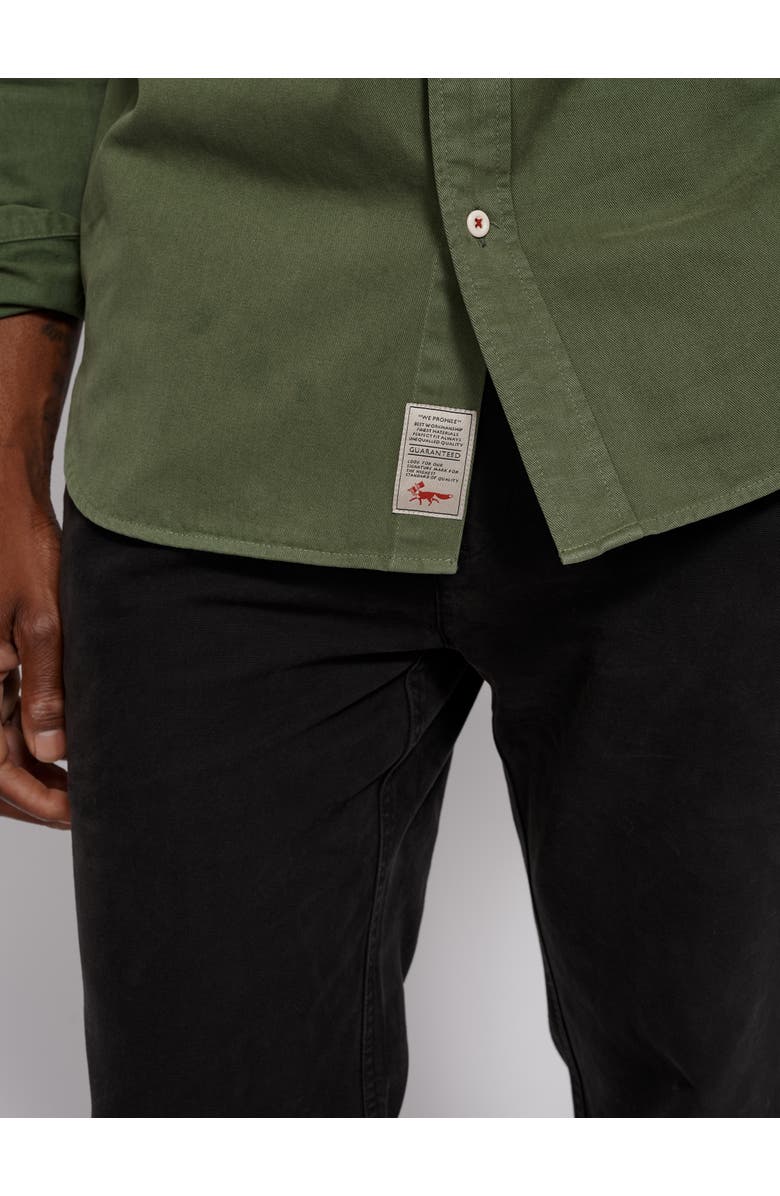 Aubin Normanby Button Up Shirt, Alternate, color, Dark Khaki