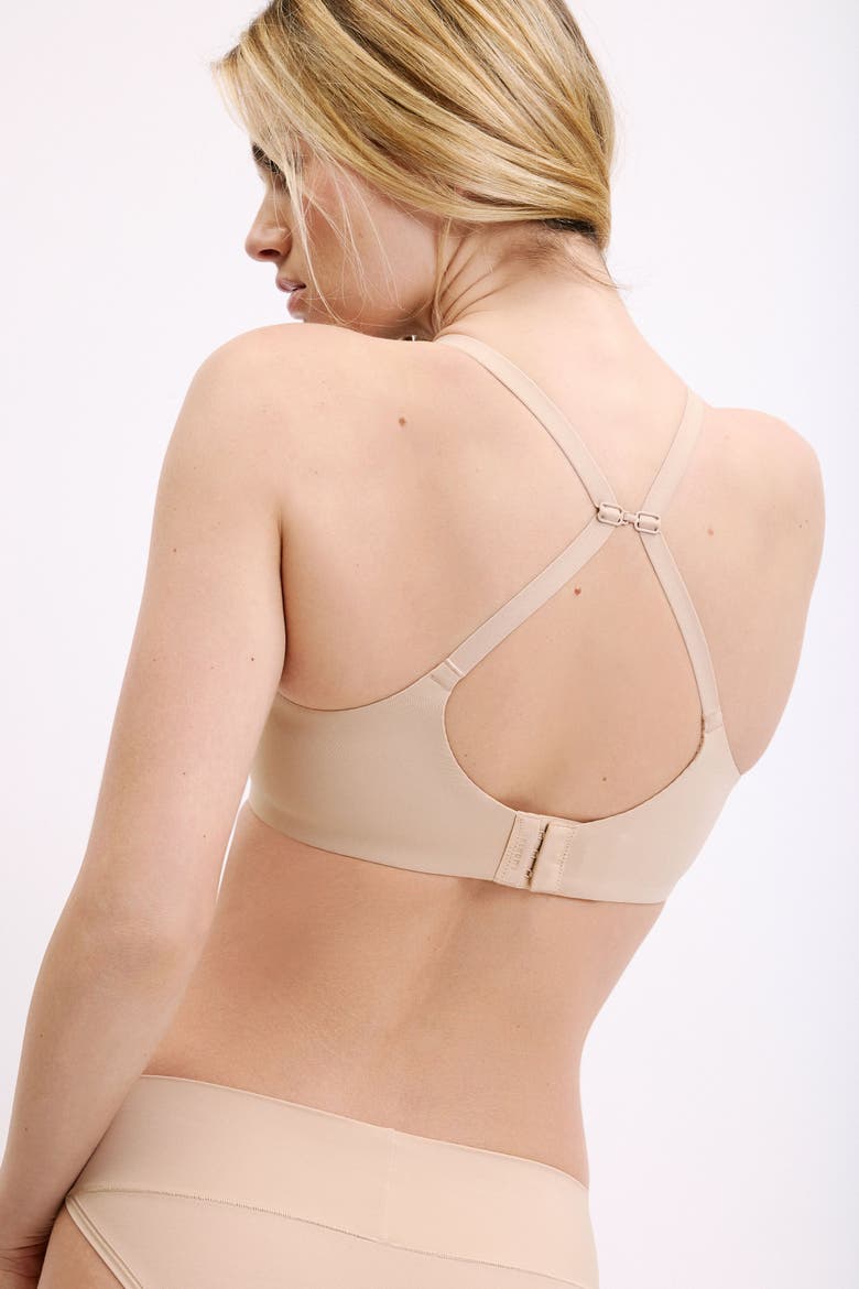 Base Unlined Bra, Alternate, color, Beige