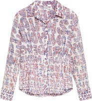 Desigual Print Cotton Long Sleeve Shirt