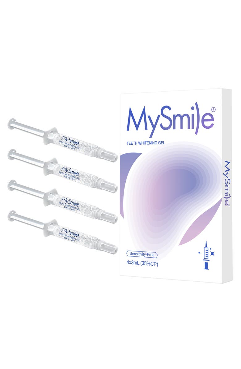 MySmile Teeth Whitening Gel Refill Pack with 35% CP, Main, color, White