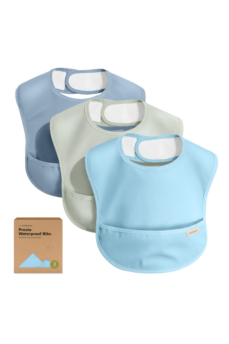 3-Pack Presto Waterproof Bibs, Main, color, Ocean