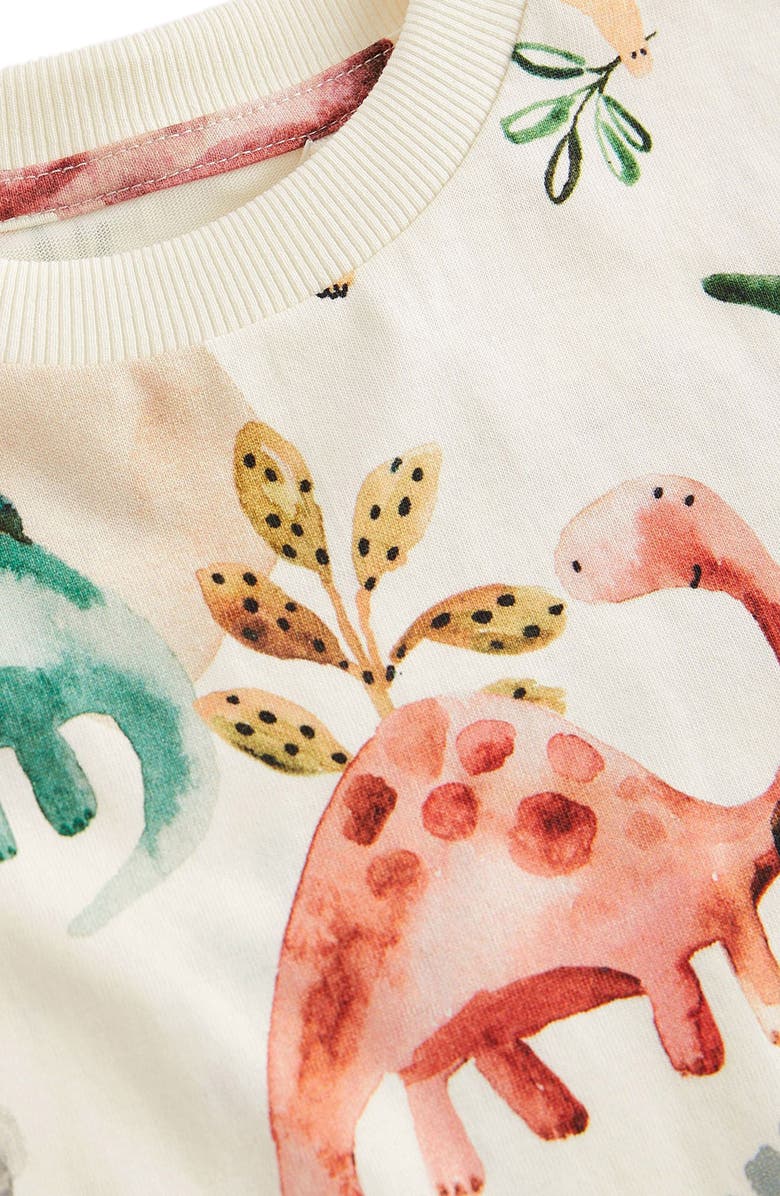 NEXT Kids' Dinosaur Print Cotton T-Shirt, Alternate, color, 
