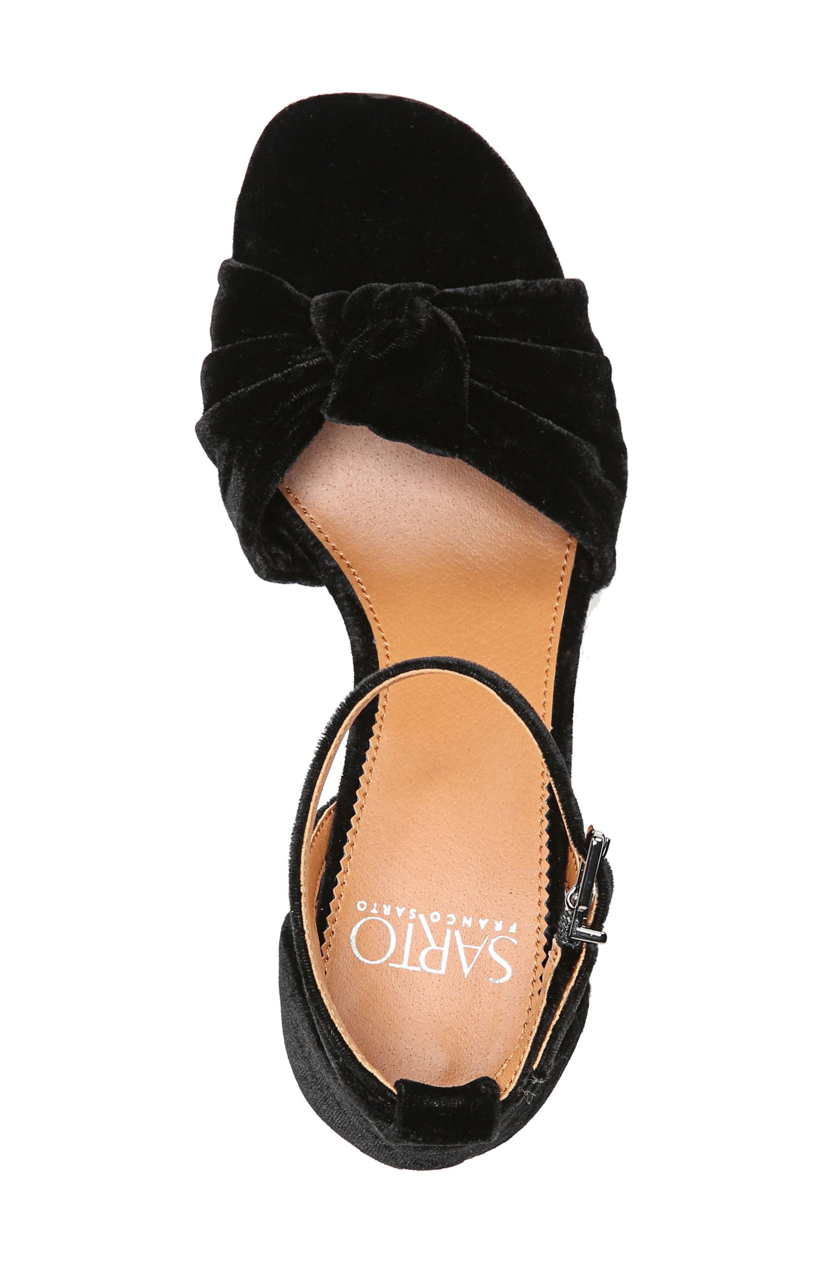 SARTO by Franco Sarto Edana Knotted Block Heel Sandal, Alternate, color, 