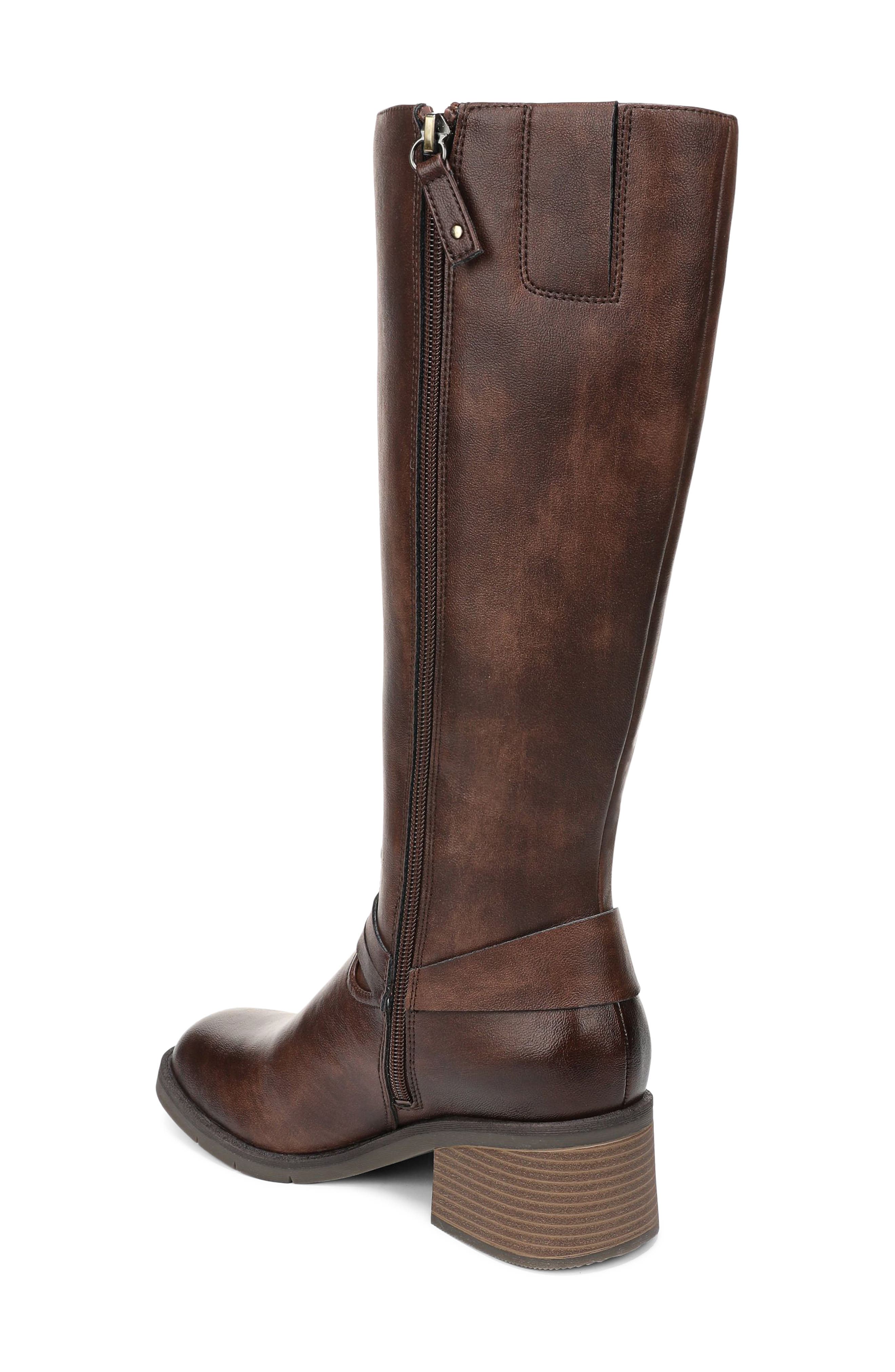 Joplin West Knee High Boot, Alternate, color, WALNUT BROWN