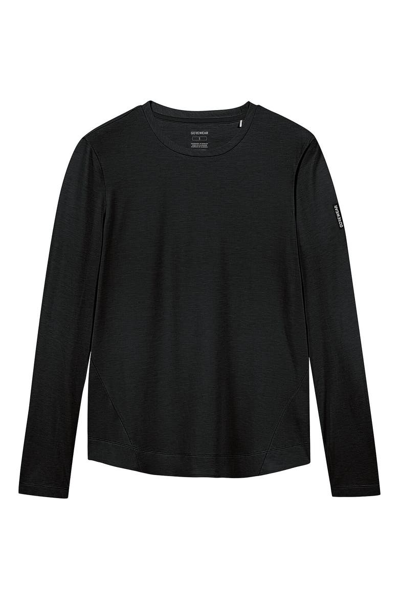 Women's Training Long-sleeve T-shirt, Main, color, Black