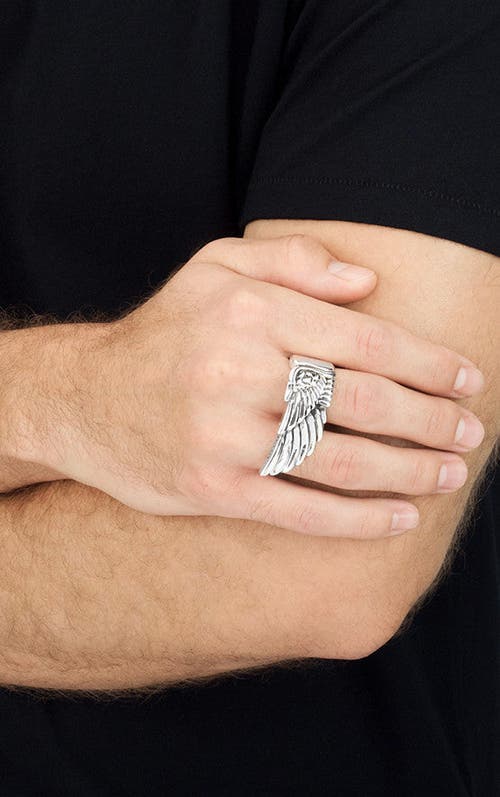 King Baby Studio Wing Ring In Silver