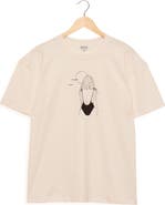 Gottex Beach Life Printed Swim Cover Up Tshirt Fit