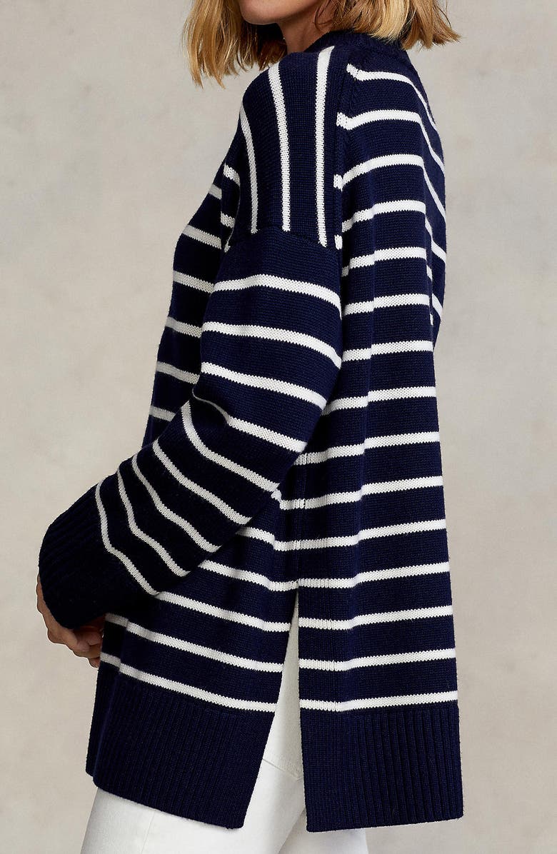Polo Ralph Lauren Stripe Merino Wool Sweater, Alternate, color,