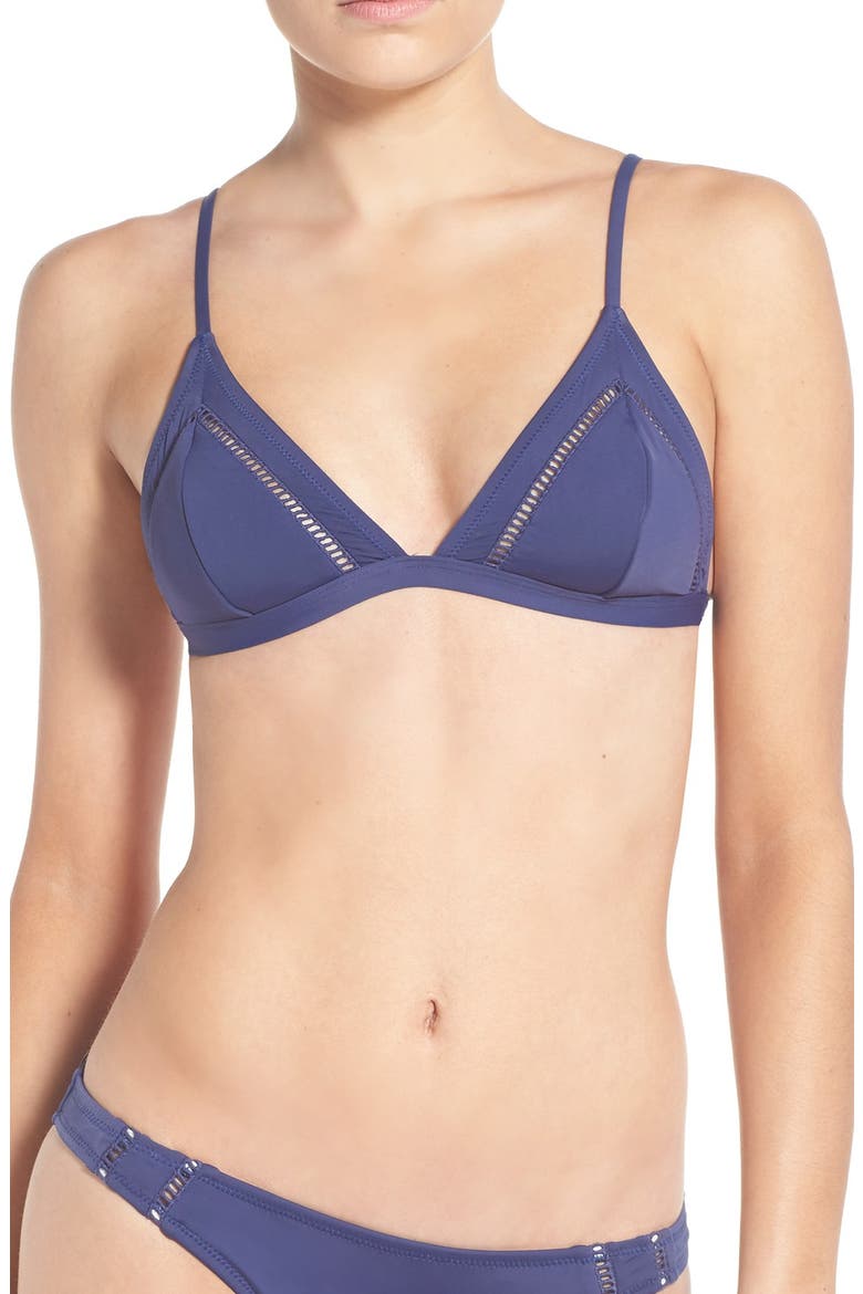 Triangle Bikini Top, Main, color, INDIGO