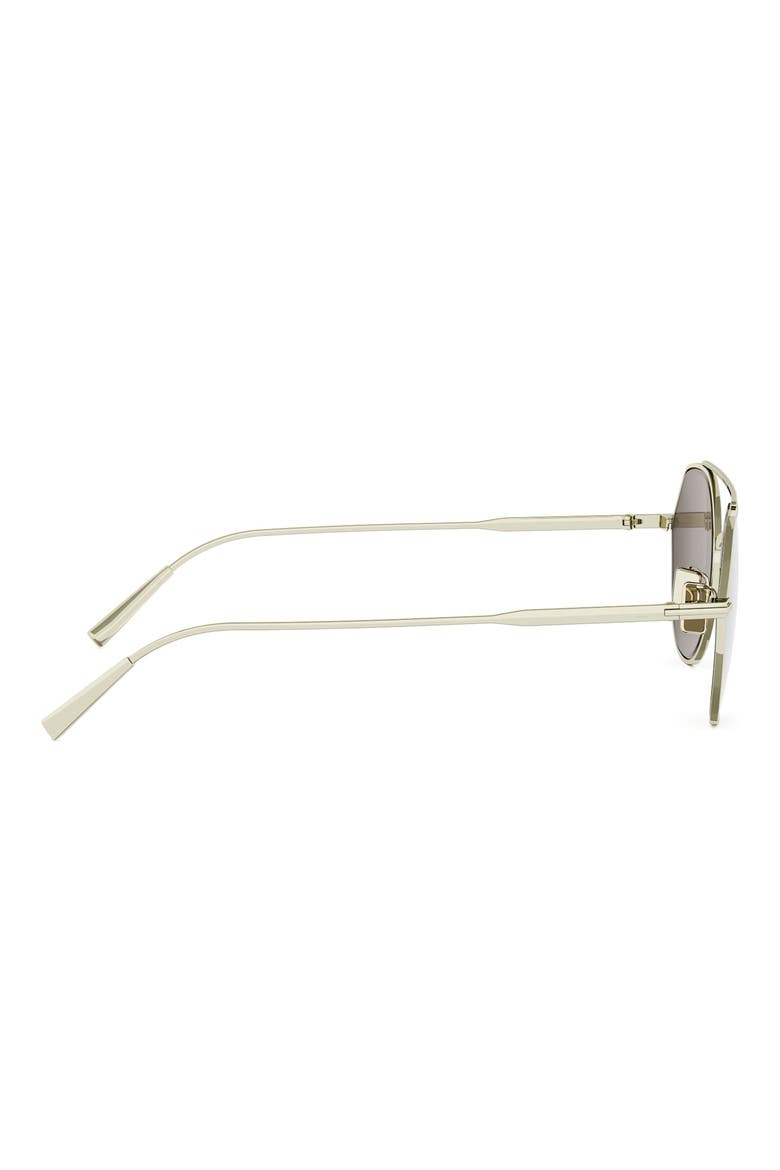 'DiorBlacksuit R6U 54mm Geometric Sunglasses, Alternate, color, GOLD/ OTHER / VIOLET