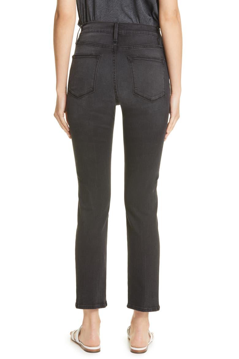 Le High Straight Crop Jeans, Alternate, color, BILLUPS RIPS