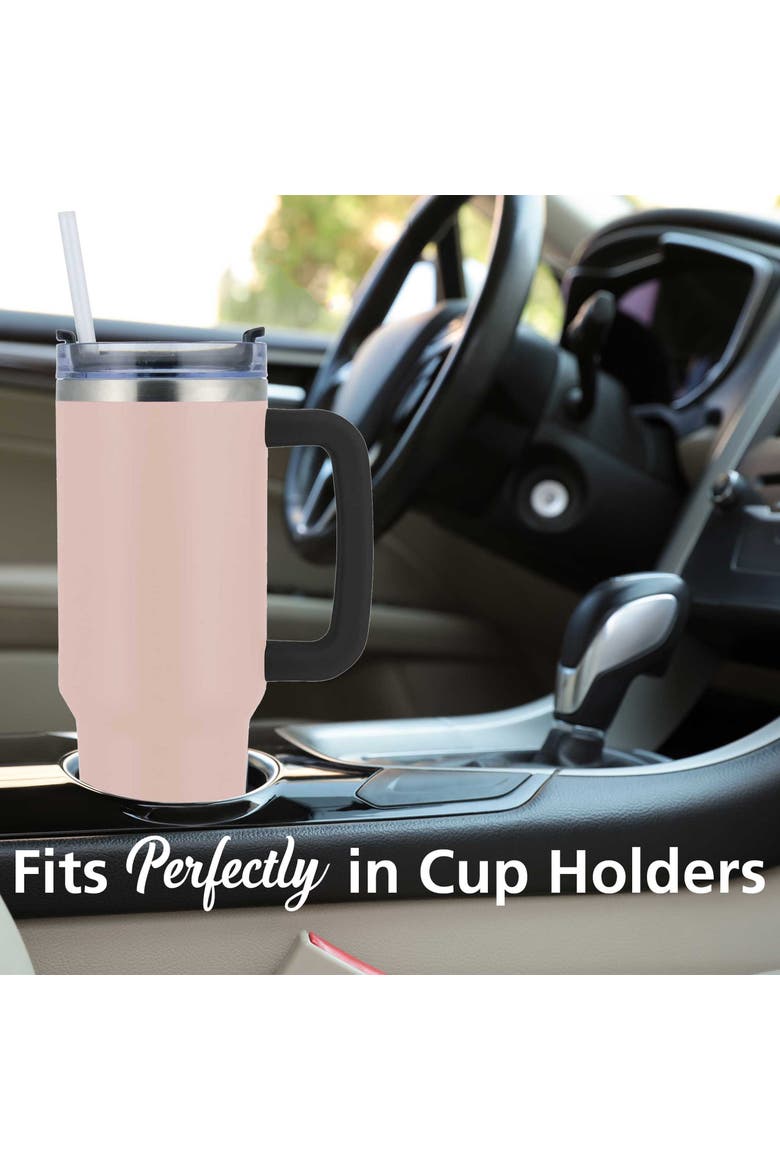 40oz Insulated Stainless Steel Tumbler Cup, Alternate, color, Pink