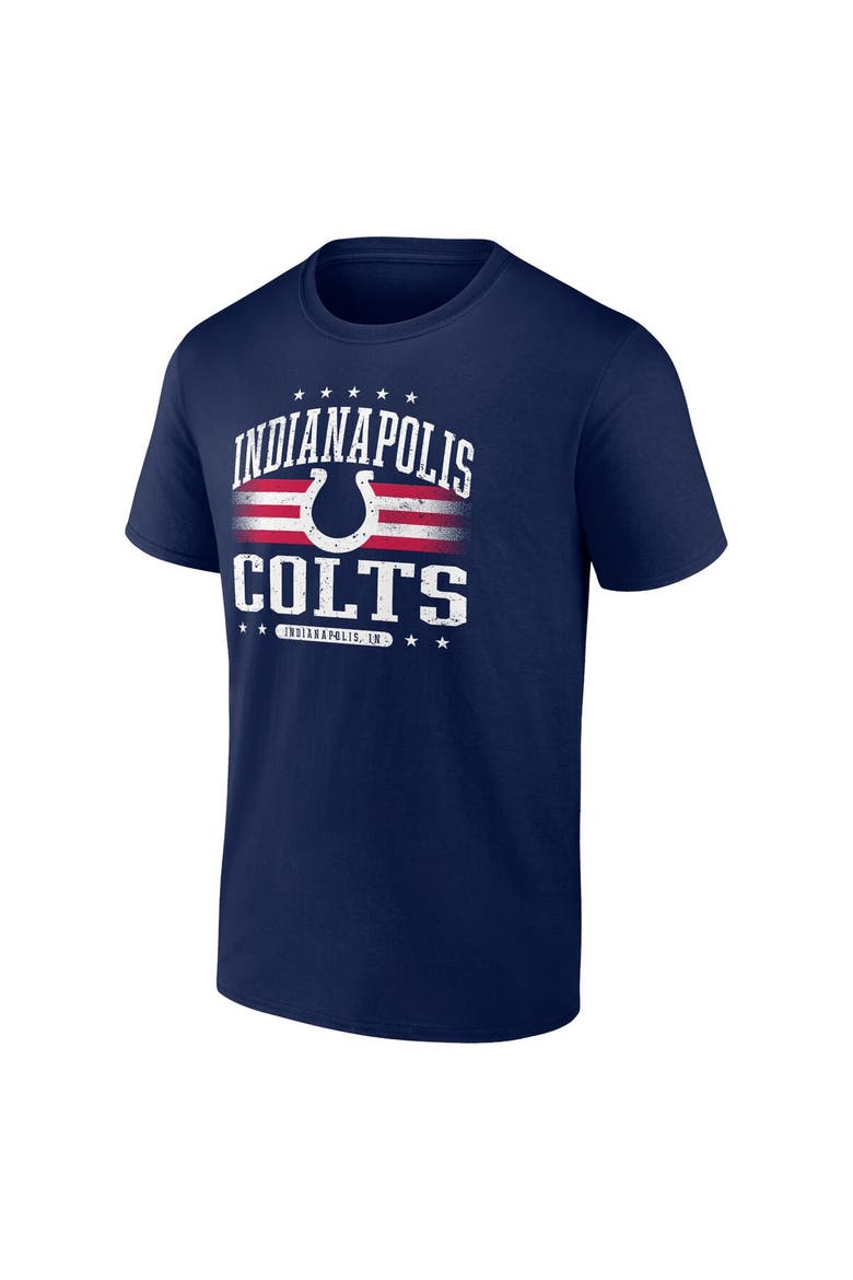 Men's Fanatics Branded  Navy Indianapolis Colts Americana T-Shirt, Alternate, color, Navy