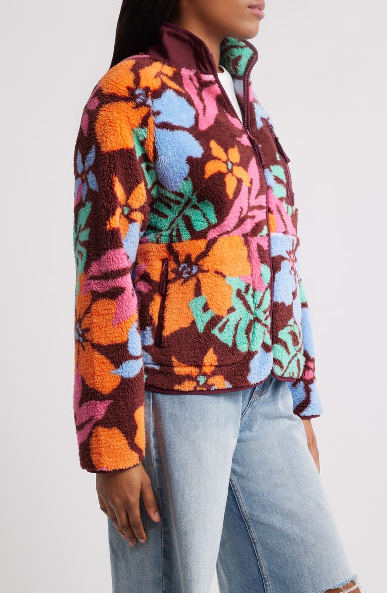 Rip Curl Sun to Sea Polar Fleece Zip Jacket, Alternate, color, 