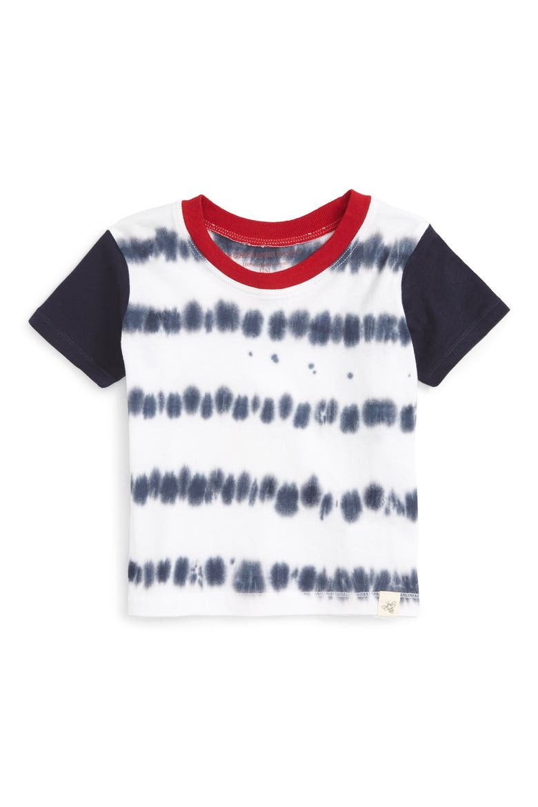 Stripe Tie Dye T-Shirt, Main, color, MIDNIGHT