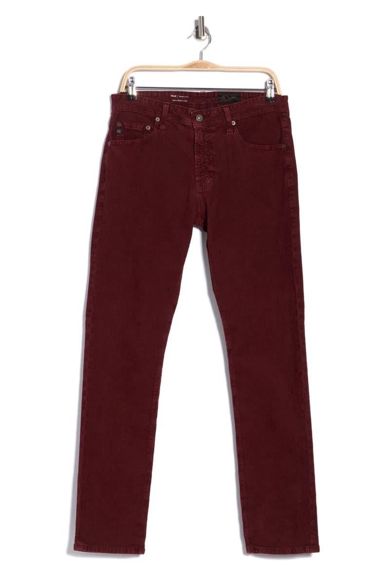 Tellis Slim Fit Jeans, Main, color, HI-WHITE DARK PLUM