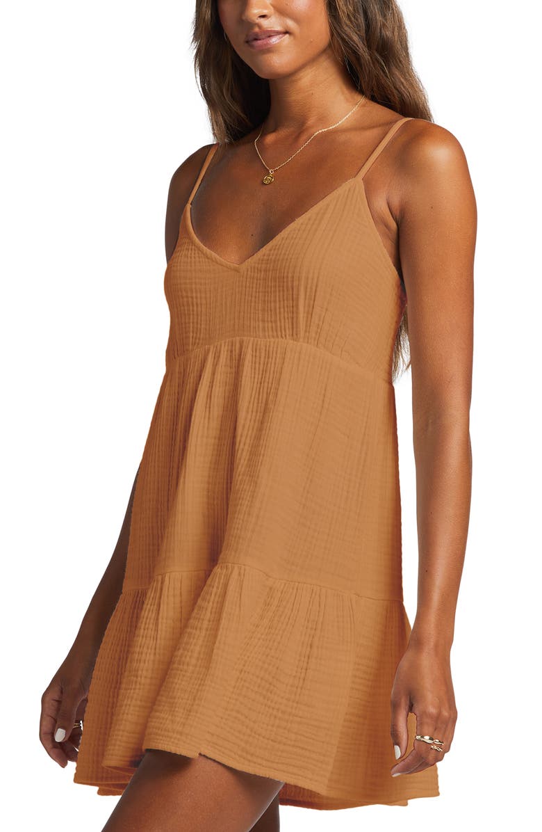 Billabong Wave After Wave 2 Tiered Minidress, Alternate, color, 
