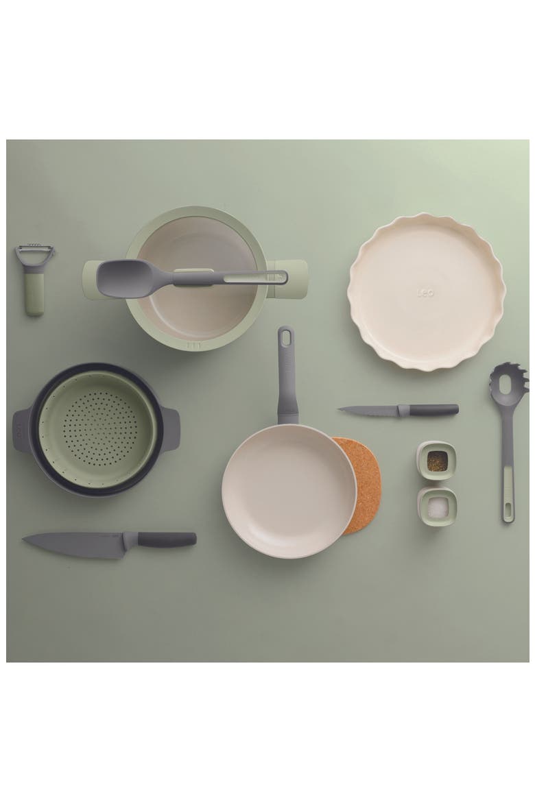 Leo Balance 10.25-Inch Covered Saute Pan, Alternate, color, SAGE