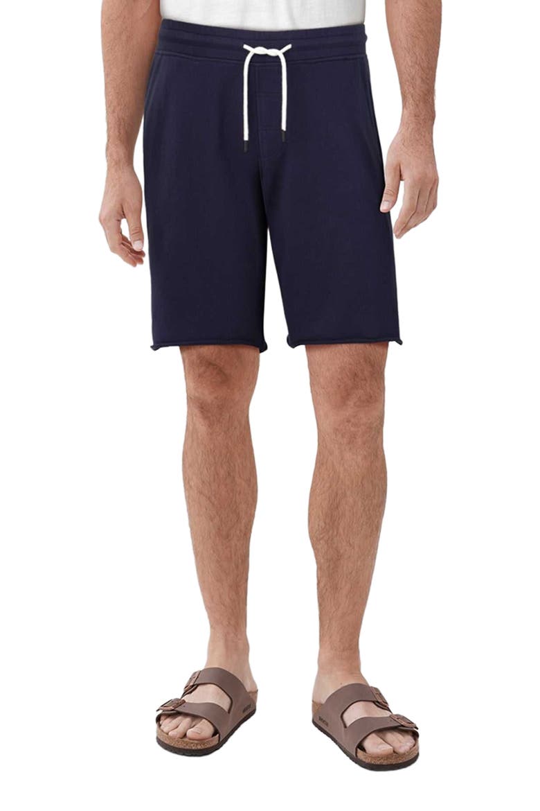 Sailor Drawstring Terry Short, Alternate, color, Navy Blazer