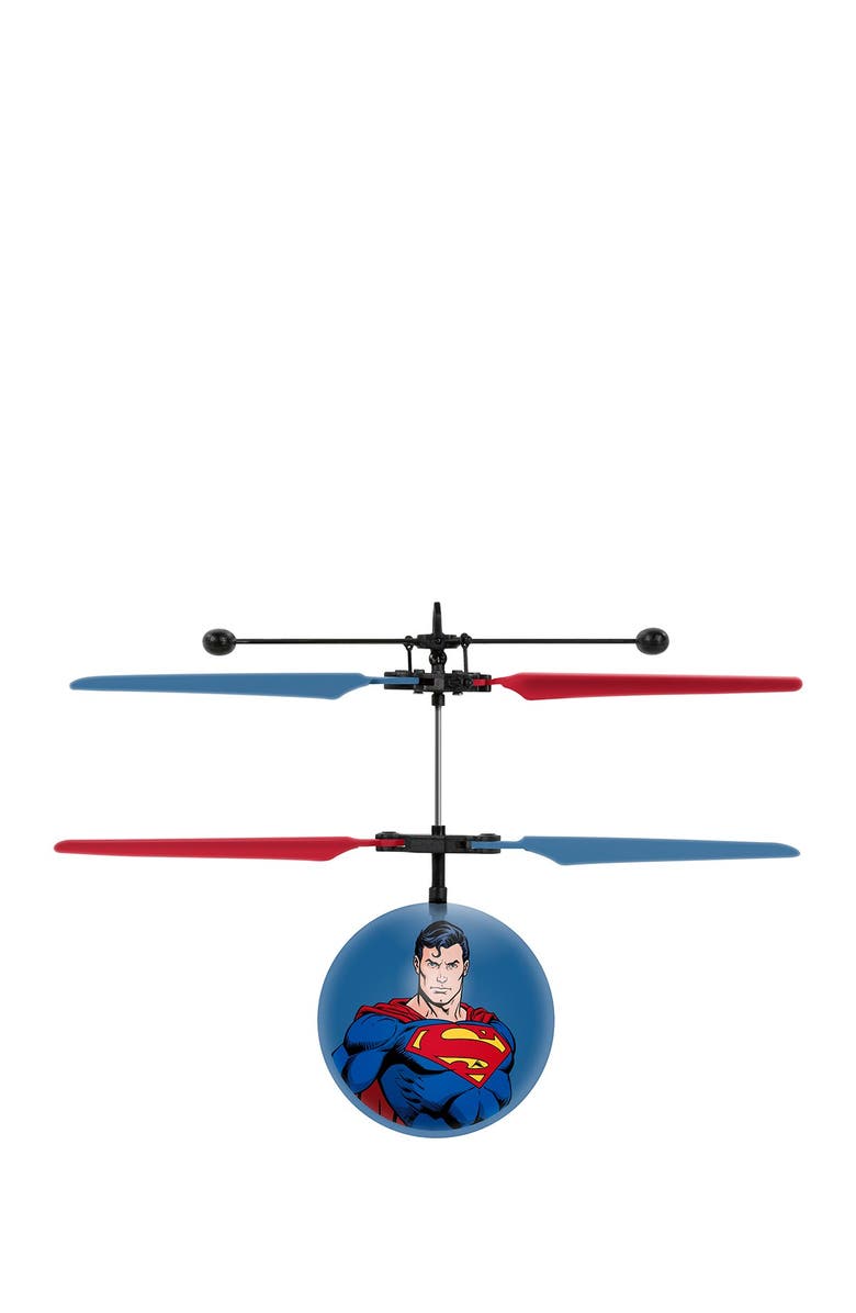 WORLD TECH TOYS DC Justice League Superman IR UFO Ball Helicopter, Main, color,