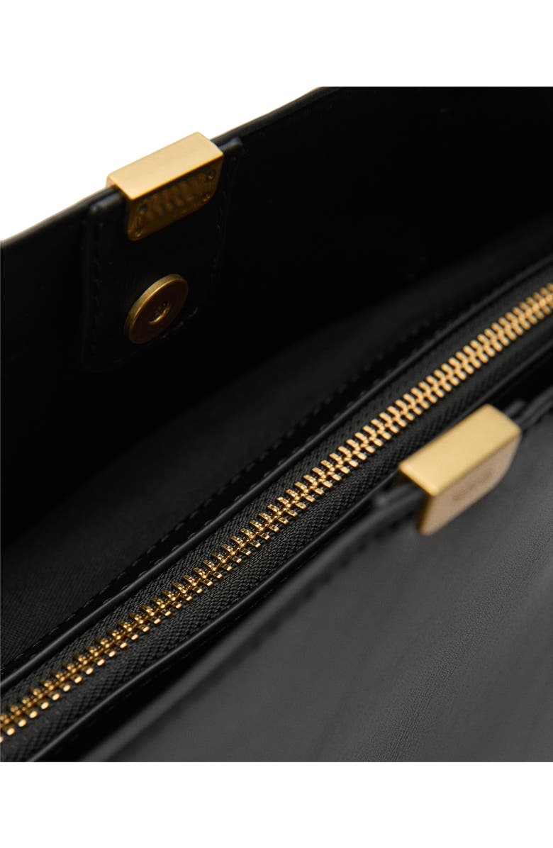 MANGO Faux Leather Tote Bag, Alternate, color,