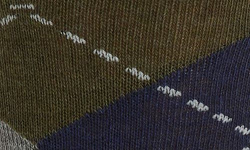 Nordstrom Argyle Combed Cotton Blend Dress Socks In Multi