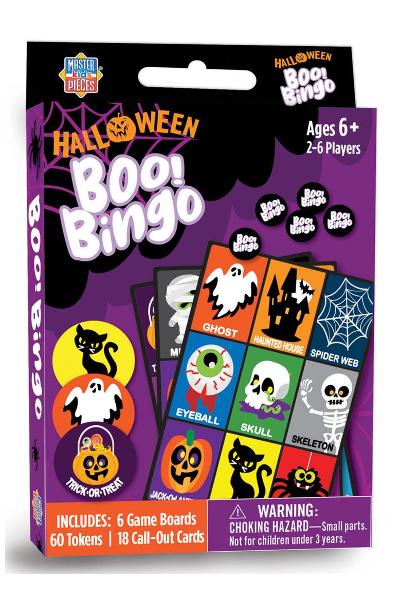 Halloween Boo! Bingo Game, Main, color, Multicolor