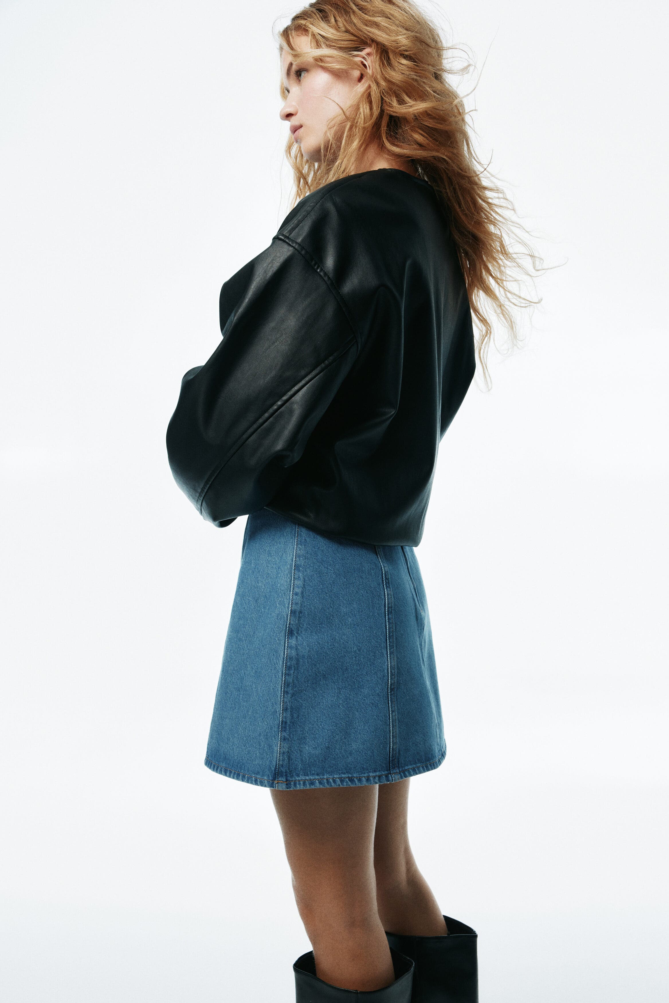 A-line mini skirt - image 2