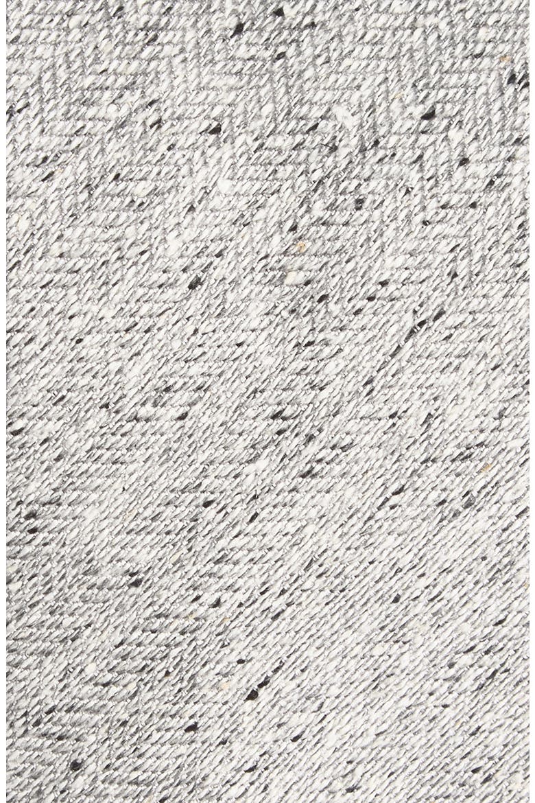 Grey Mélange Silk Herringbone Tie, Alternate, color, GRAY