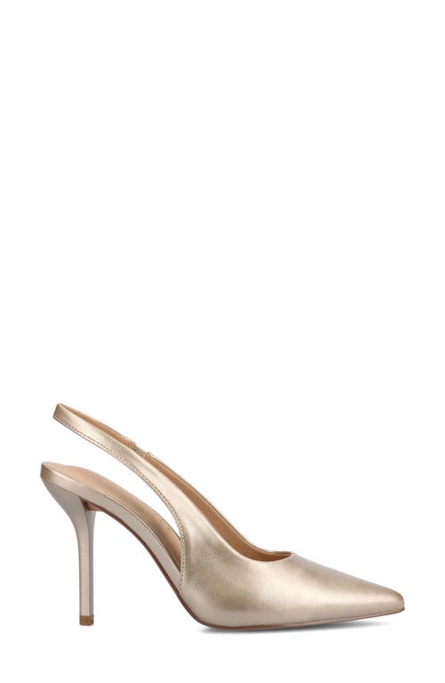 Journee Collection Elenny Slingback Stiletto Pump In Champagne
