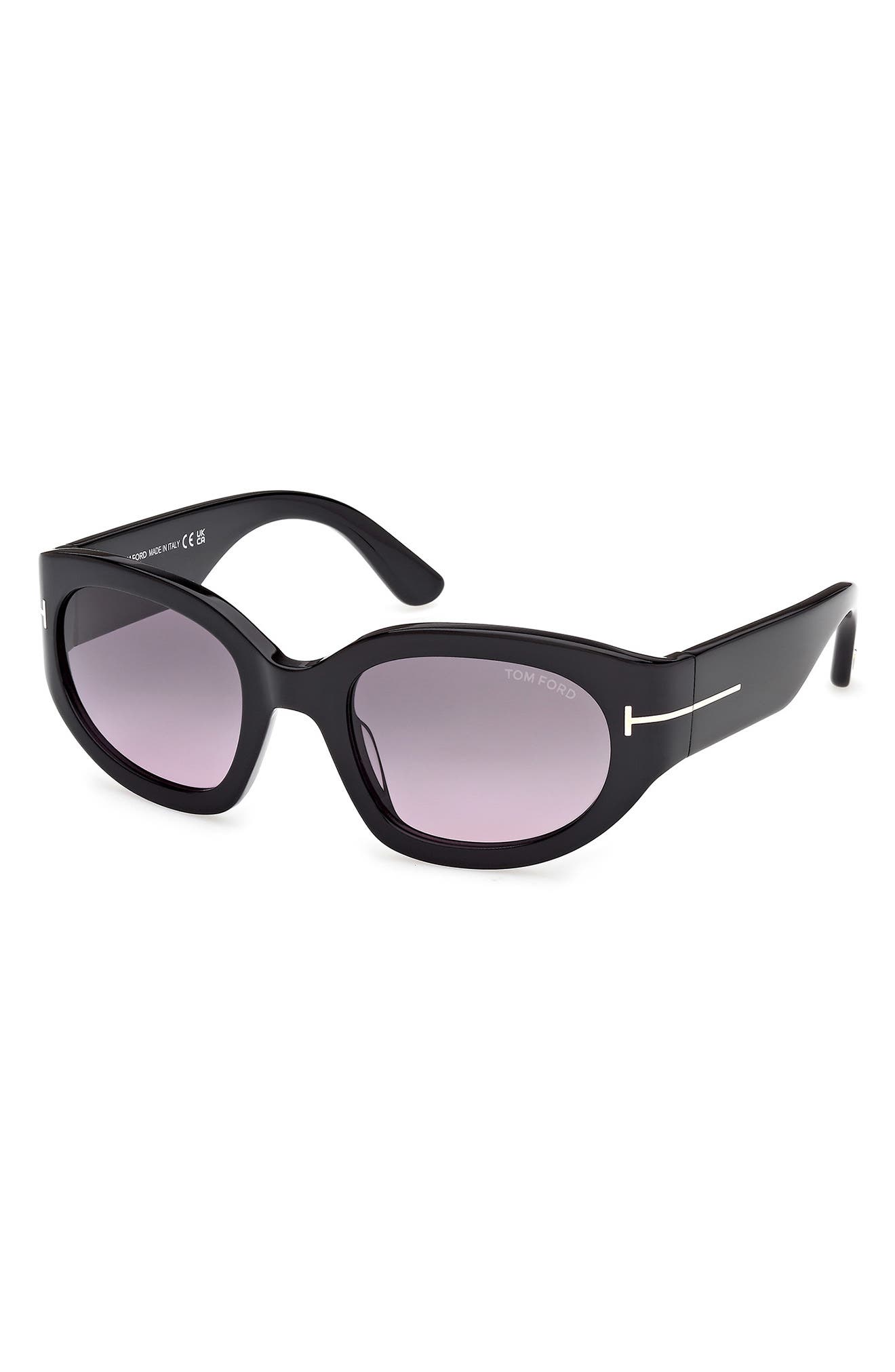 BLACK / SMOKE TO PURPLE LENS