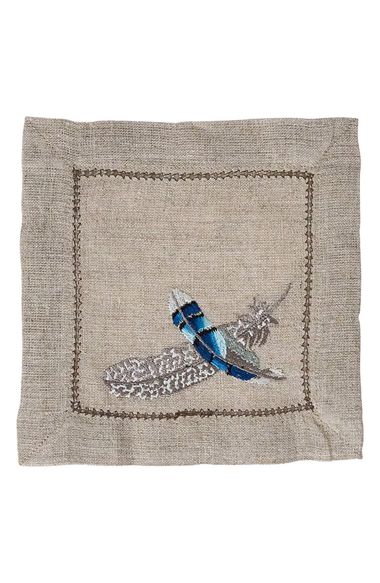 Juliska Forest Walk Set of 4 Cocktail Napkins, Alternate, color, Multi