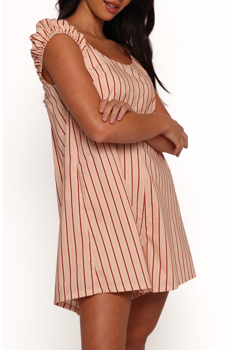 Scobbie Stripe Romper, Alternate, color, PINK STRIPE