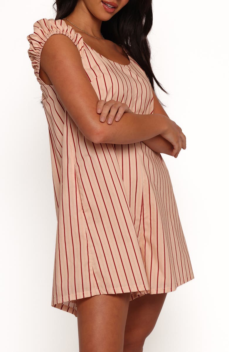 Petal & Pup Scobbie Stripe Romper, Alternate, color, Pink Stripe