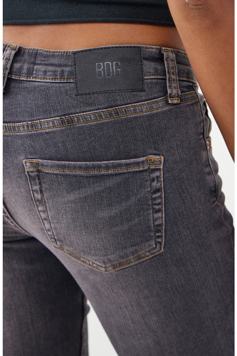 Low Rise Flare Jeans, Alternate, color, BROWN TINT