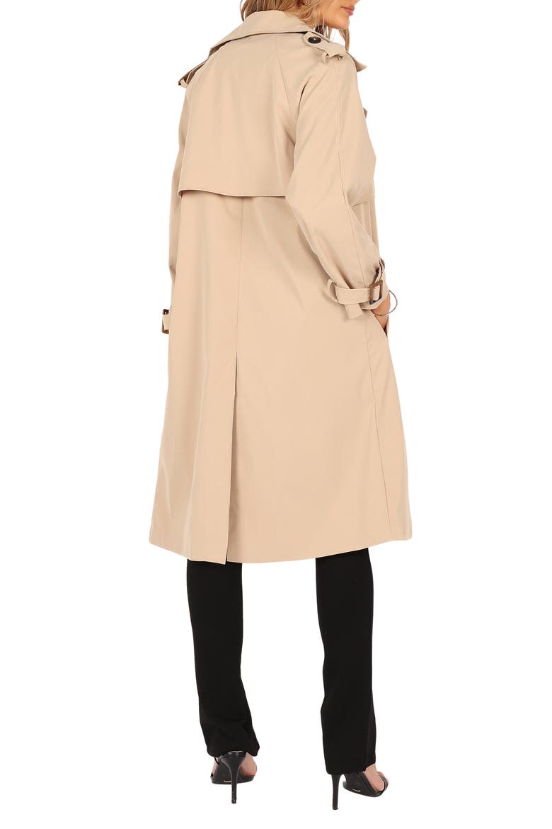 Trina Belted Trench Coat, Alternate, color, BEIGE