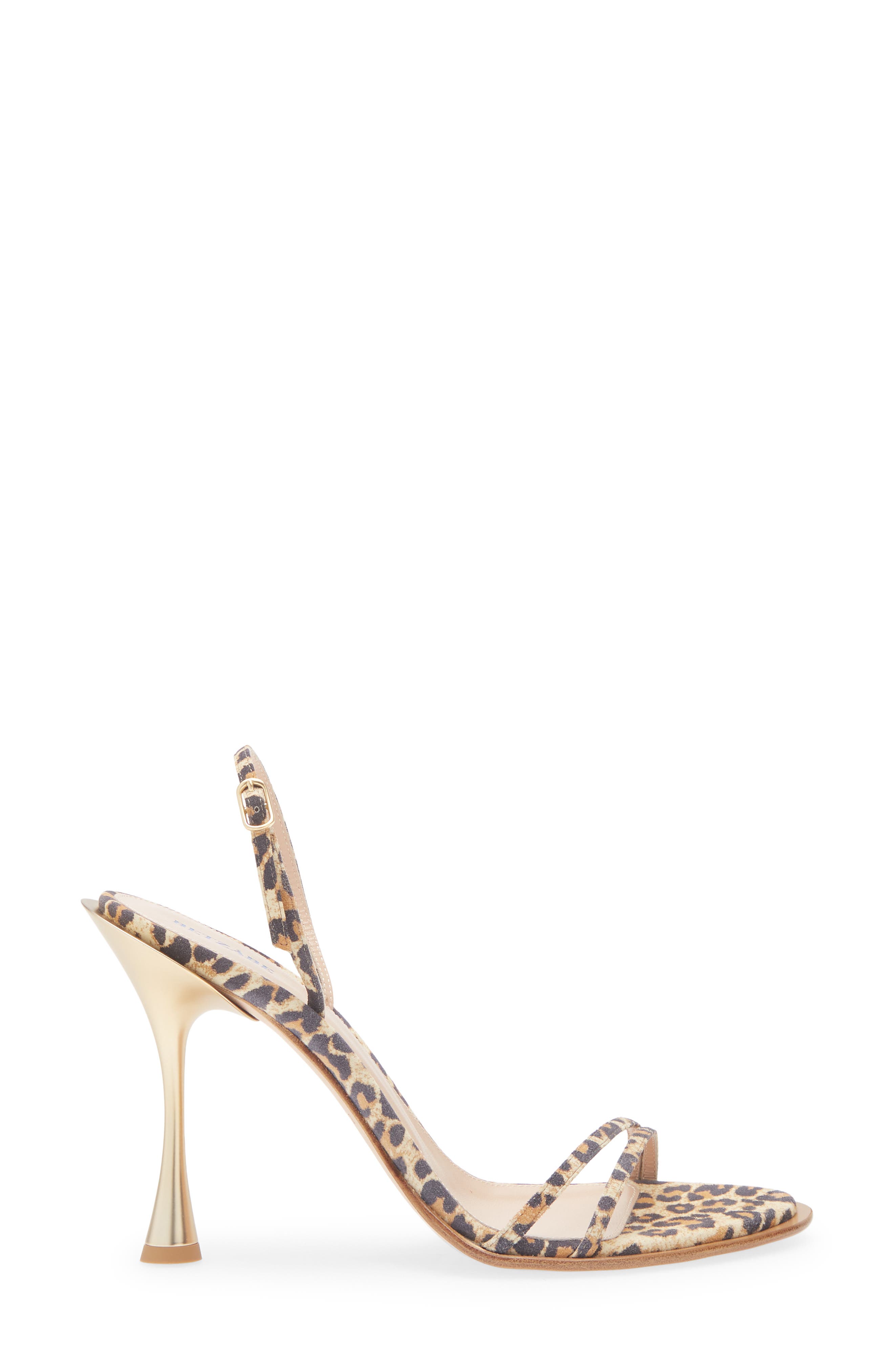 BETZÁBE Bianca Slingback Sandal, Alternate, color, Tan Leopard Matte Gold