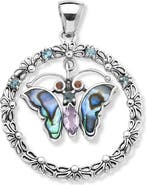 SAMUEL B. Abalone Butterfly Pendant